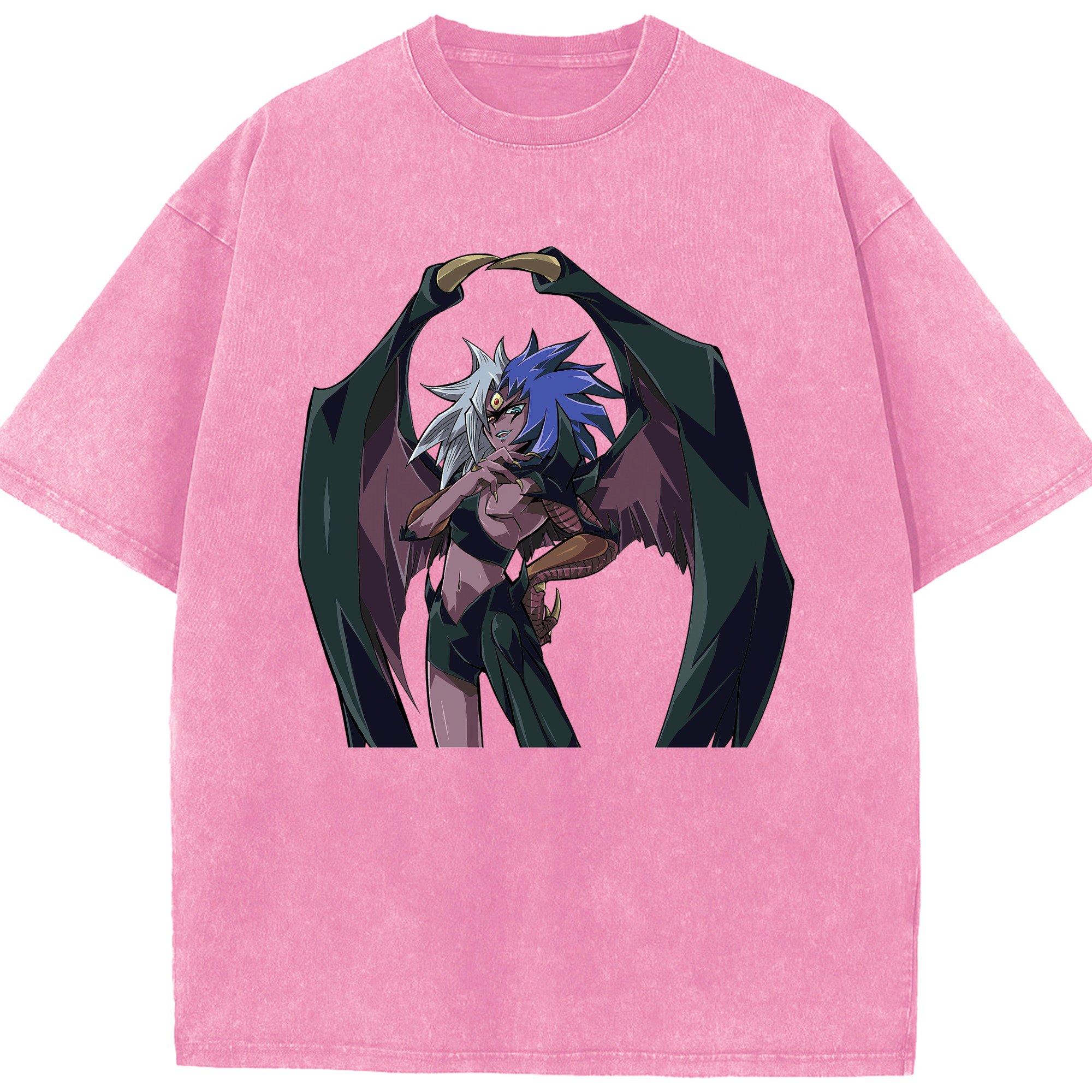 （画像用） 遊☆戯☆王 Yu-Gi-Oh! 綿100% ヴィンテージ風 半袖Tシャツ（フロントプリント）